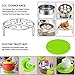 Instant Pot Accessories Set 14 Pcs, Pressure Cooker Accessories Fit Instant Pot 6,8 Qt - Steamer Basket, Springform Pan, Egg Rack, Egg Bites Mold, Oven Mitts, Silicone Trivet Mat, Magnetic Cheat Sheet