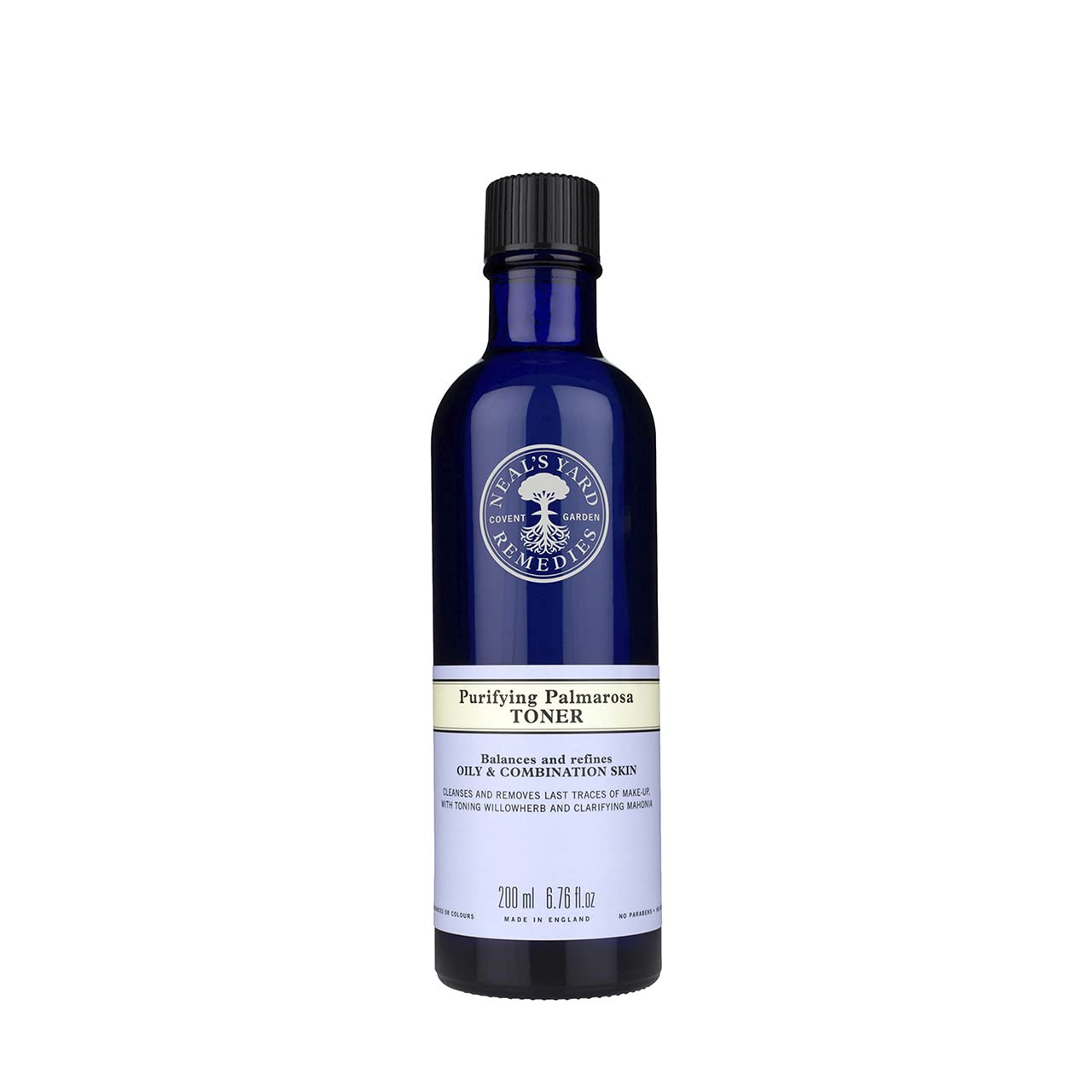 Neal's Yard Remedies Purifying Palmarosa Toner, Primes Face, Cleanses Skin, Vegan & Cruelty-Free, 200ml