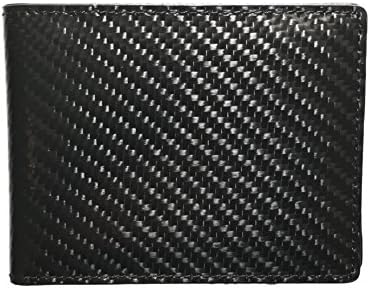 Carbon Fiber Mens Bifold Wallet with ID Window by JETSET