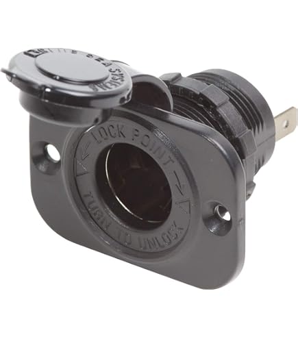 Amazon.com: Blue Sea Systems 1011 12 Volt Plug and Socket (blue Sea) :  Automotive