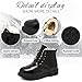 CIOR Boy's Girl's Waterproof Winter Warm Ankle Boots Zipper Cute Casual Shoes(Toddler/Little Kid)
