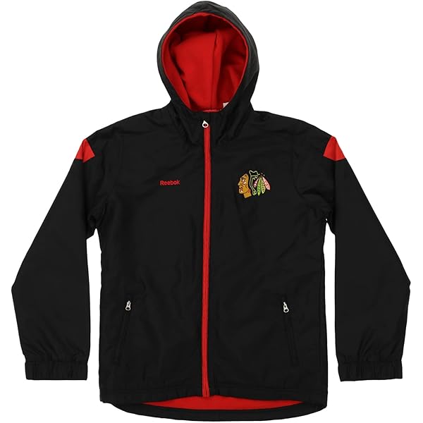 Amazon.com: Reebok Chicago Blackhawks NHL Big Boys Youth Full Zip