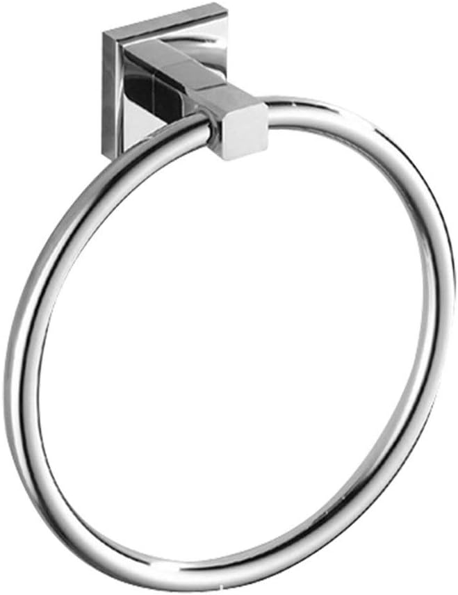 ZnMig Simple Modern Bathroom Hand Towel Ring Wall Mount
