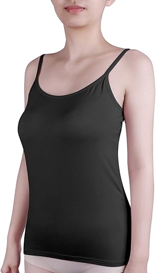 Amazon Linyuan Ying カップ付き インナーキャミソール ブラトップ インナーウェア 柔らかい 吸汗通気 肌着 レディース インナーキャミソール タンクトップ 通販