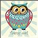 Diy oil painting, paint by number kits for kids - Wisdom tawny owl 8