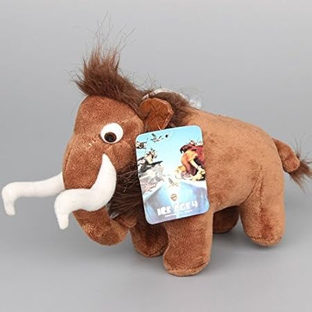 Amazon Prozapoti アイス エイジ マンモス エレファント ソフト ぬいぐるみ おもちゃ アニメ ぬいぐるみ 8インチ 子供用ギフト人形 ぬいぐるみ おもちゃ