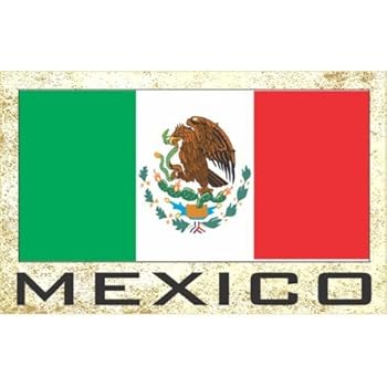 Flag Fridge Refrigerator Magnets - Americas Grp 2 (3-Pack, Country: Mexico )