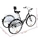 Iglobalbuy Adult Tricycle 7 Speed Cruise Bike 26 inch 3 Wheeled Bicycle with Bell and Large Size Basket, Men’s Women’s Cruise Bike for Recreation, Shopping, Exercisethumb 3