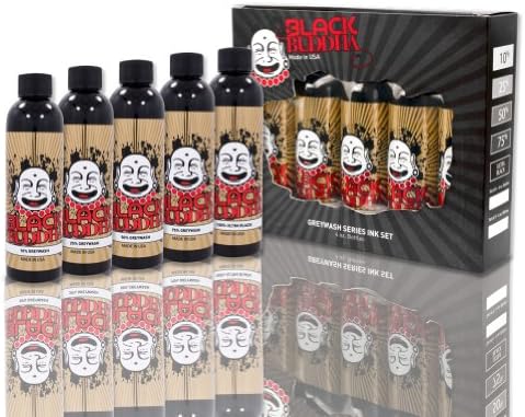 Black Buddha 4 Shades Greywash and Black 4 Ounces
