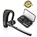 Bluetooth Headset, WISMRT V4.1 Hands Free In Ear Wireless Earpiece Earbuds Car Earphones Headphones with Mic Noise Cancelling for Office/Business/Trucker/Driver Support iPhone,Samsung,Cell phones