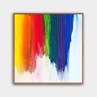 Framed Canvas Wall Art Abstract Canvas Prints Home Artwork Decoration for Living Room,Bedroom - 16x16 inches