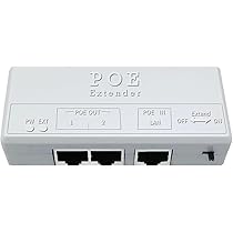 Davuaz PoE+ Extender Außenbereich - 1 In 3 Out Gigabit Mit IP66 Schutz