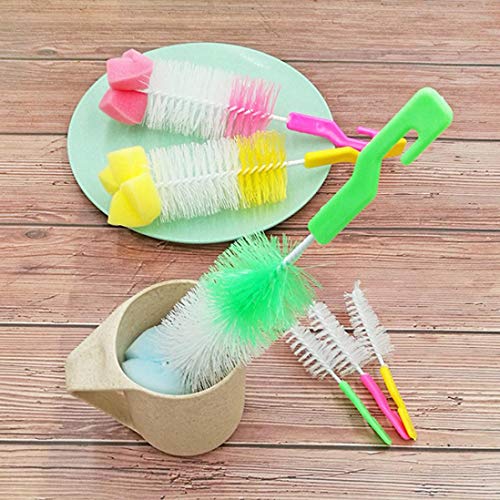 Elaco Brush, Baby Bottle Brush Cleaner Spout Cup Glass Teapot Washing Cleaning Tool Brush