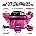 Fanny Pack Belt Bag I Mens Fanny Packs for Women - Crossbody Bag Bum bag Waist Bag Waist Pack -For Halloween costumes, for Hiking, Running, Travel, Waterproof and more (Galaxy Pink & Purple)