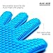 Silicone Oven Mitts Pot Holder for Cooking, Baking, Barbeque (BBQ) 5 Finger Protective Kitchen Gloves