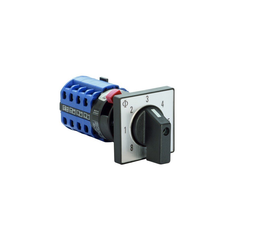 Kraus & Naimer CH10 A007-624 FT2 Voltmeter Switch 360° Grey Black Pack of 1