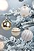 KI Store Christmas ball ornaments Shatterproof Tree Decorations decorative Creamy Hanging Decor Set of 24 (Gold and White, 2.36