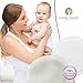 Washable Organic Bamboo Nursing Pads 8 pack (4 pair) with Laundry Bag - Natural and Reusable, Ultra Soft, and Super Absorbent for the Ultimate Luxury Breast Pad - By Serenity Bamboo