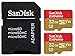 SanDisk Extreme 32GB microSDHC UHS-I/V30/U3/Class 10 Card with Adapter (2-Pack)