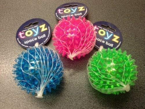 Petface Puppy/Dog Toy. Space Ball (Small). Strong, Chewable, Bouncy, Floats