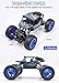 Jeestam RC Car, 2.4GHz Radio Remote Control Car 1:18 Scale 4WD High Speed Off Road RC Trucks Rechargeable Batteries Racing Monster RC Toy Car, for Kids and Adults (Blue)