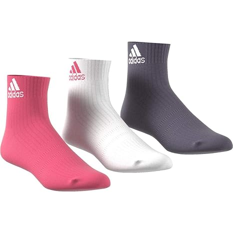 adidas Herren 3-Streifen Performance Ankle Half Socken (3 Paar)