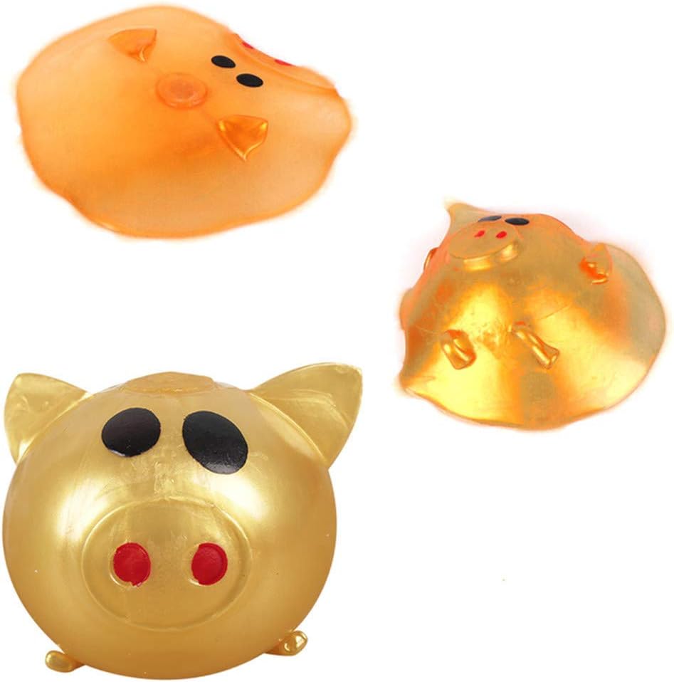gold squishy pig
