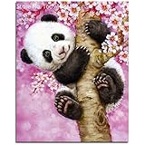 Adarl 5D DIY Diamond Painting Rhinestone Pictures Of Crystals Embroidery Kits Arts, Crafts & Sewing Cross Stitch Panda