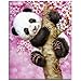 Adarl 5D DIY Diamond Painting Rhinestone Pictures of Crystals Embroidery Kits Arts, Crafts & Sewing Cross Stitch Panda