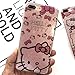 Victorlan for iPhone 8 Plus Bling Cartoon Cat Case for iPhone 7 Plus/iPhone 8 Plus Bling TPU Cover Cute Funda Coque Case (Pink)