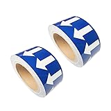 Beiyier 2-Pack Pipeline Flow Arrow Tape, Adhesive