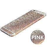 DStores® Iphone 6 Decal Sticker Bling Crystal Diamond Glitter Screen Protector Film Sticker For Iphone 6 4.7 Inch(Pink)