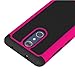 ZTE Zmax Pro Case, NOKEA [Shock Absorption] Drop Protection Hybrid Dual Layer Armor Defender [Anti-Slip] [Scratch Impact Resistant] Protective Case Cover for ZTE Zmax Pro / Carry Z981 (Rose)