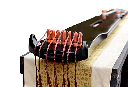 OrientalMusicSanctuary Lacquered Aged Paulownia Guqin - 7-string Chinese Zither (Fuxi Style)