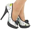SHOW-STORY-Sexy-Bow-Multicoloured-Floral-Polka-Dot-Platform-Party-PumpsLF30476