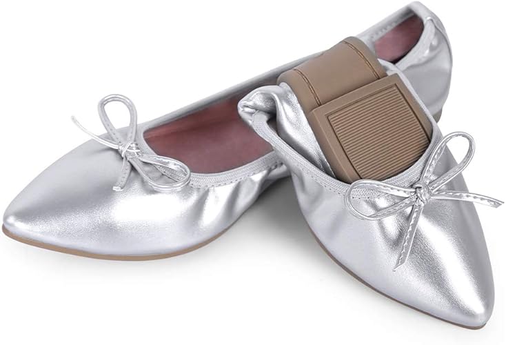 ladies silver loafers