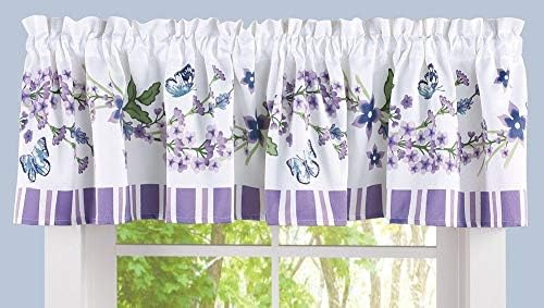 Amazon Com Tksherlock Window Valances Curtains Purple Butterfly