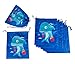 BLUE PANDA Drawstring Favor Bags for Shark Party (10 x 12 In, 12 Pack)