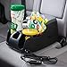 Rubbermaid Automotive Portable Console Organizer Caddy with Dual USB Charging Ports and Cup Holders