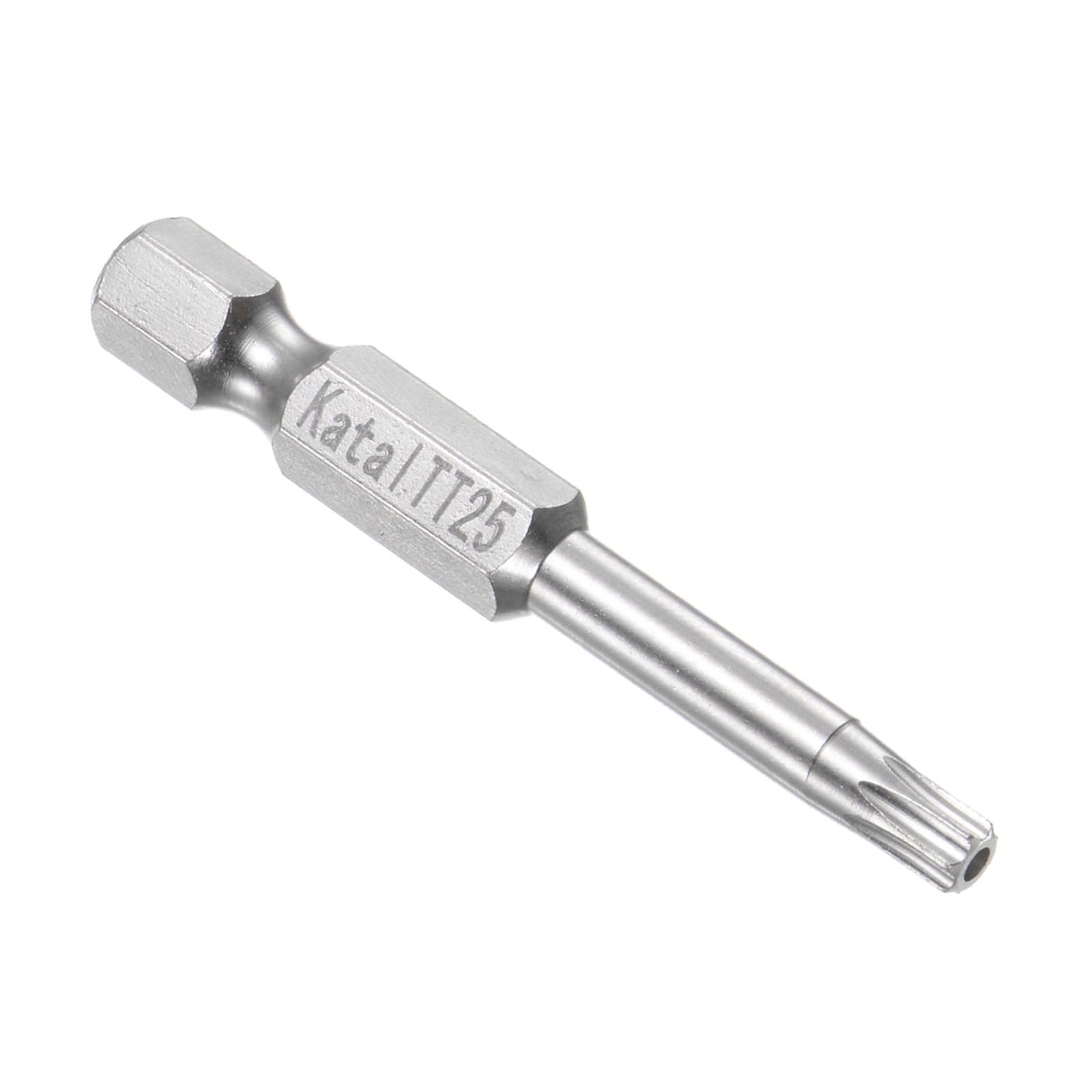 CoCud Magnetic Star 7 Point Bits, TT25 Head 1/4" Hex Shank 2" Length, S2 Steel 7 Point Tamper Proof Torx Screwdriver Bits - (Applications: for Electric Screwdrivers), 1-Piece