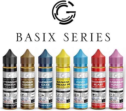 Glas Basix Series E Liquid Vape Juice 70/30 VGPG 0mg 50 ML Shortfill (Caribbean Passion)