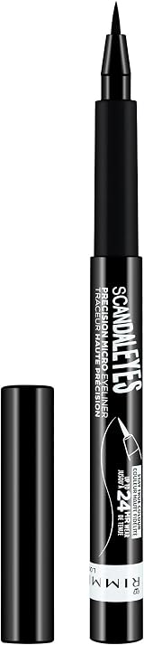 Rimmel ScandalEyes Precision Eyeliner Ultra Fine Felt Tip Black 1.1ml view 1