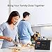 Digital Picture Frame iDeaPLAY 10.1 inch WiFi Touchscreen Photo Frame with 8GB Storage Volume, 1280x800 HD Display, Gift Choice,Support Photo, Music, Calendar, Clock - Black