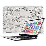 MightySkins Skin Compatible with Lenovo Yoga 710 15.6" - White Marble | Protective, Durable, and Unique Vinyl Decal wrap Cover | Easy to Apply, Remove, and Change Styles | Made in The USA
