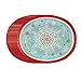 Performa Peaceful Snow Holiday Disposable Oval Dinner/Platter Paper Plates (50ct.)