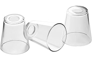 MIAOMEIO Fixture Replacement Clear Glass Shade, E26 Base with 1-5/8" Fitter, 3-Pack Cone Replacement Shades for Pendant Light, Wall Sconce, Vanity Light, Table Lamp