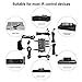 DuaFire IR Repeater, Infrared Remote Control Extender IR Kit Blaster System Cable Box for TV and Home Entertainment Theater