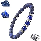 Kartini Studio Men's Bracelet, Sodalite and Lapis Lazuli Bracelet, Men's Quality Bead Jewelry