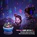 Star Projector Night Light for Kids, Rotating Moon Star Projector with 9 Colored Lights, Ceiling Projector Lamps for Babies Children Bedroom & Nursery by Uptizer