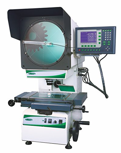51AEQJD4mQL INSIZE ISP-A5000E Profile Projector, 12" Diameter with Edge Detector